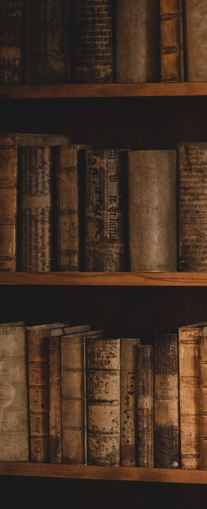 Rayonnages de livres anciens